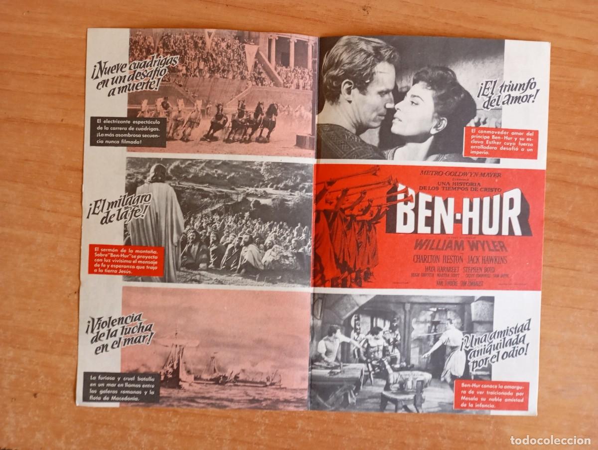 Cine: GRIS-.PROGRAMA DE LA PELICULA-- BEN-HUR - Foto 3