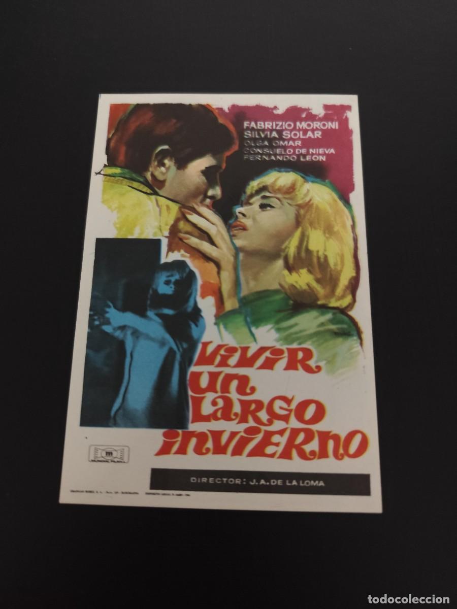  Flyers Publicitaires de films Anciens: Vivir un largo invierno sin publicidad