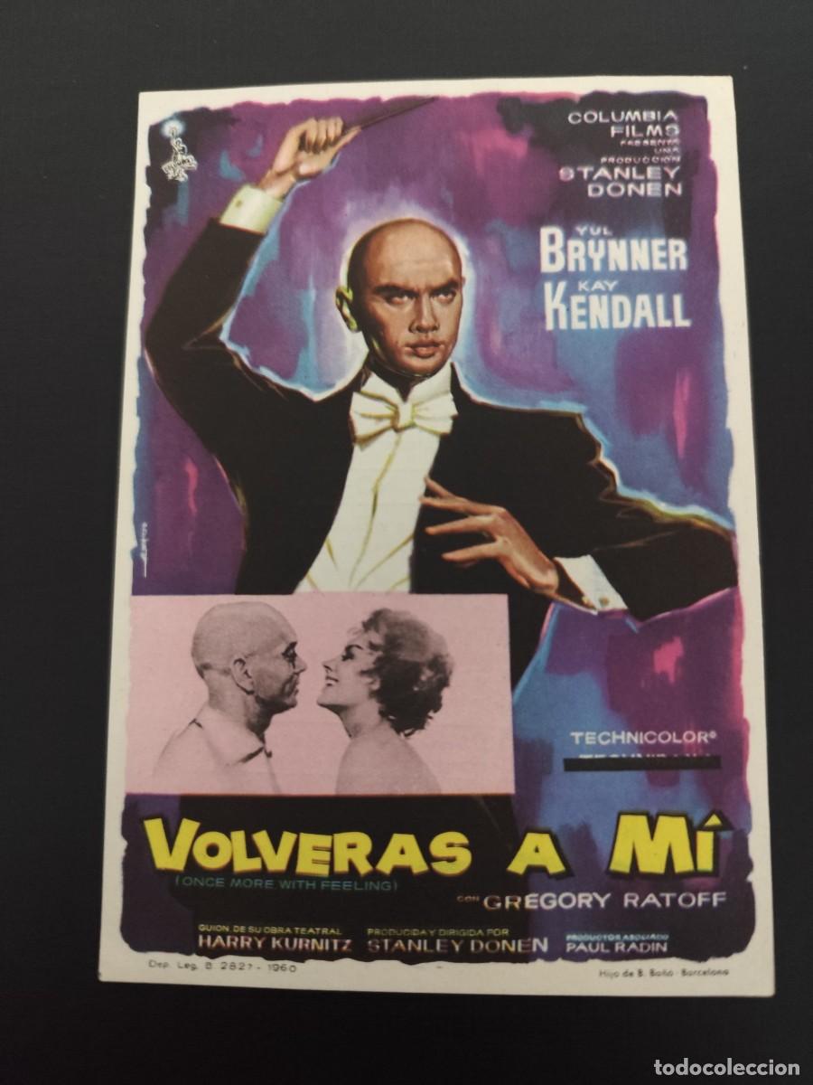  Flyers Publicitaires de films Anciens: Volveras a mi con publicidad Cines Bohemio y Galileo Barcelona