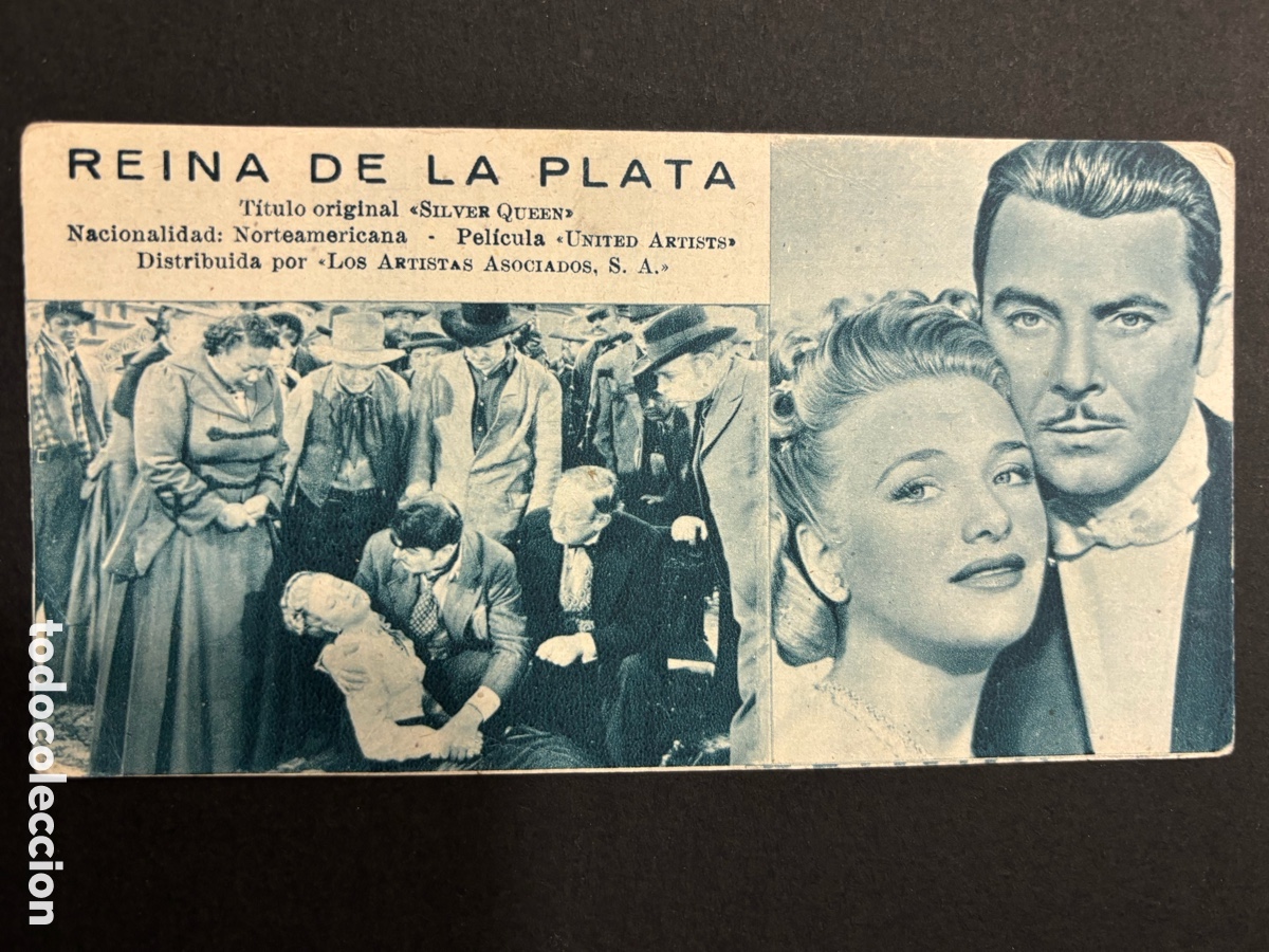 Cine: Programa ficha Reina de plata George Brent - Foto 1