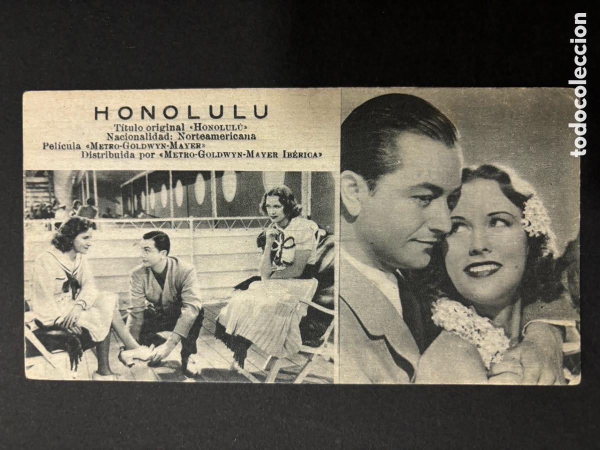 Cine: Programa ficha 162 honolulu eleanor Powell - Foto 1
