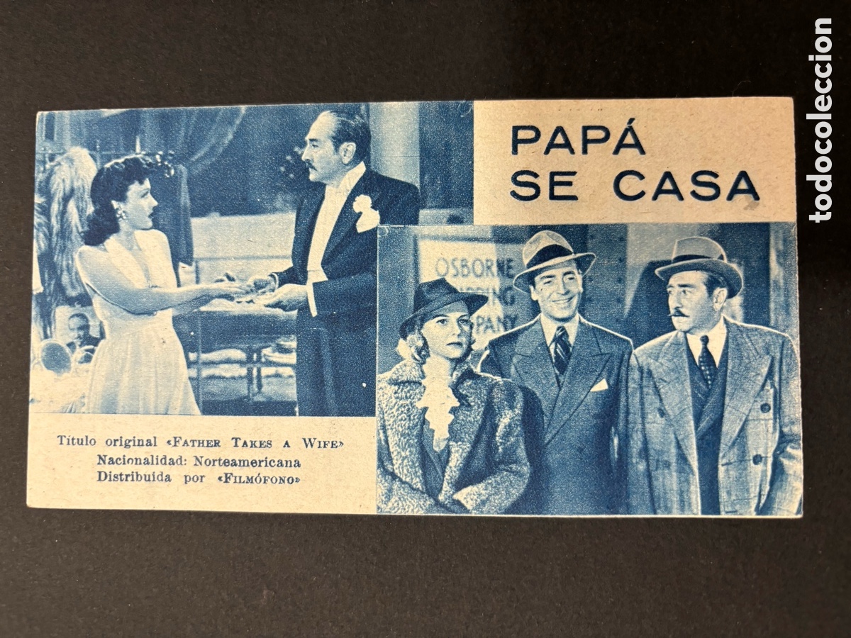 Cinema: Programa ficha 88 pap&aacute; se casa gloria swanson