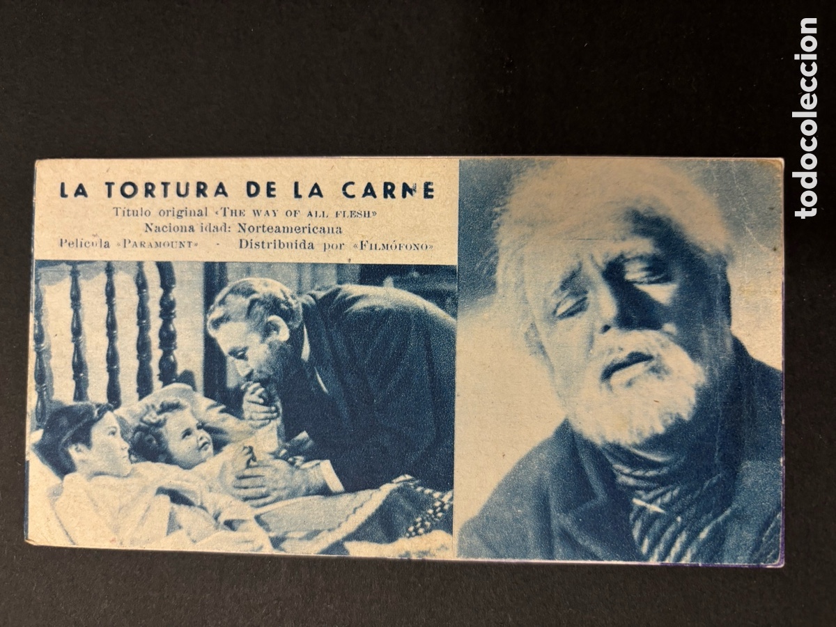 Cinema: Programa ficha 206 la tortura de la carne akim tamiroff