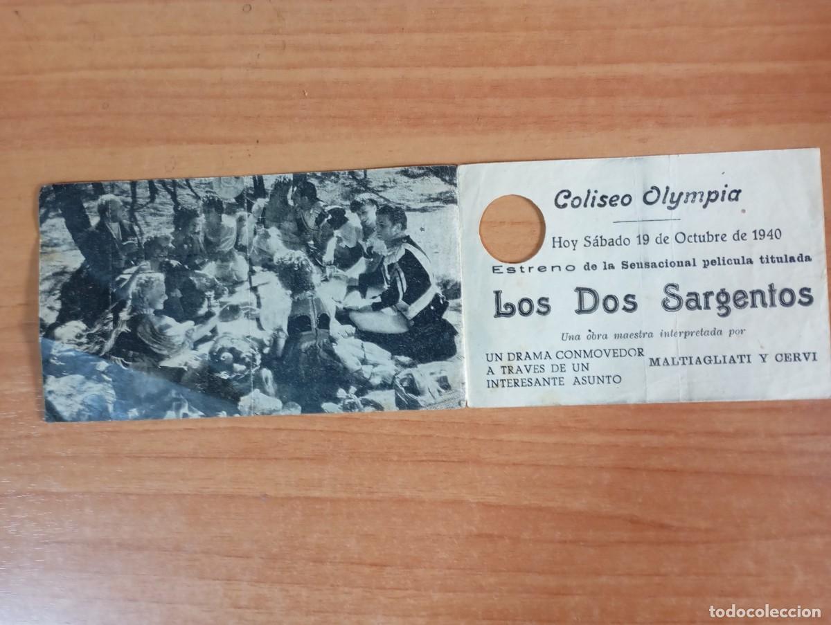 Cine: GRIS-.PROGRAMA DE LA PELICULA---LOS DOS SARGENTOS - Foto 3