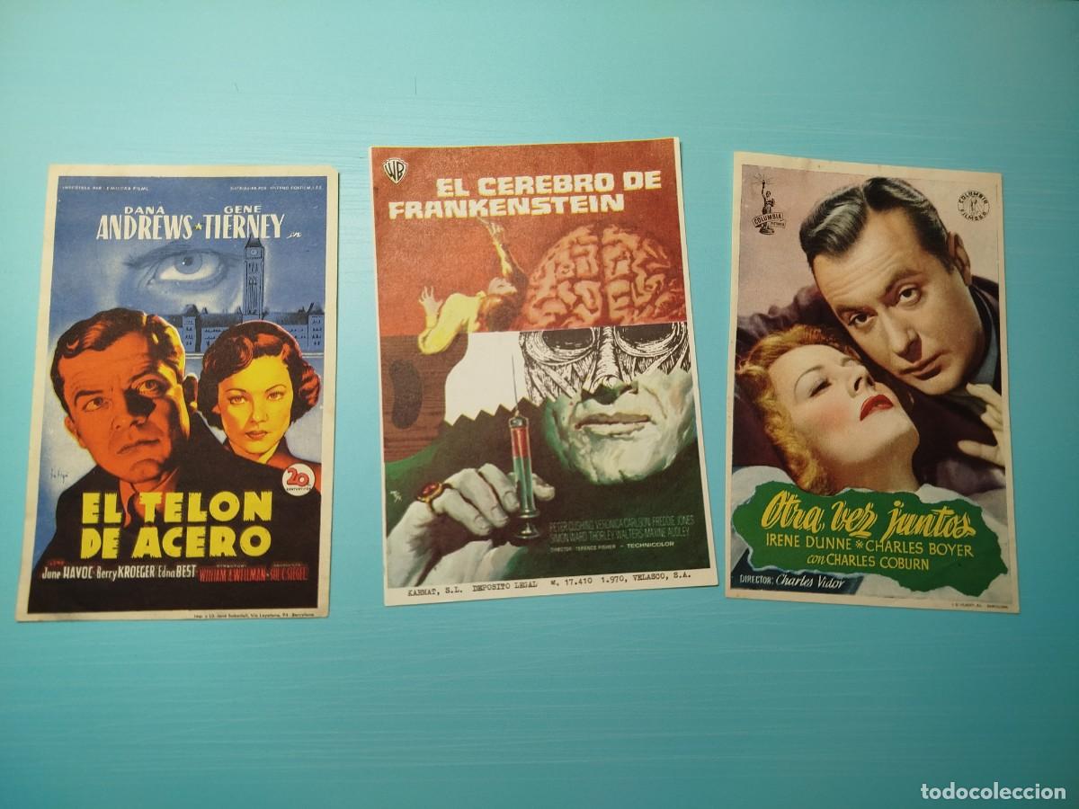 Cine: Lote de 14 antiguos programas de cine - Foto 2