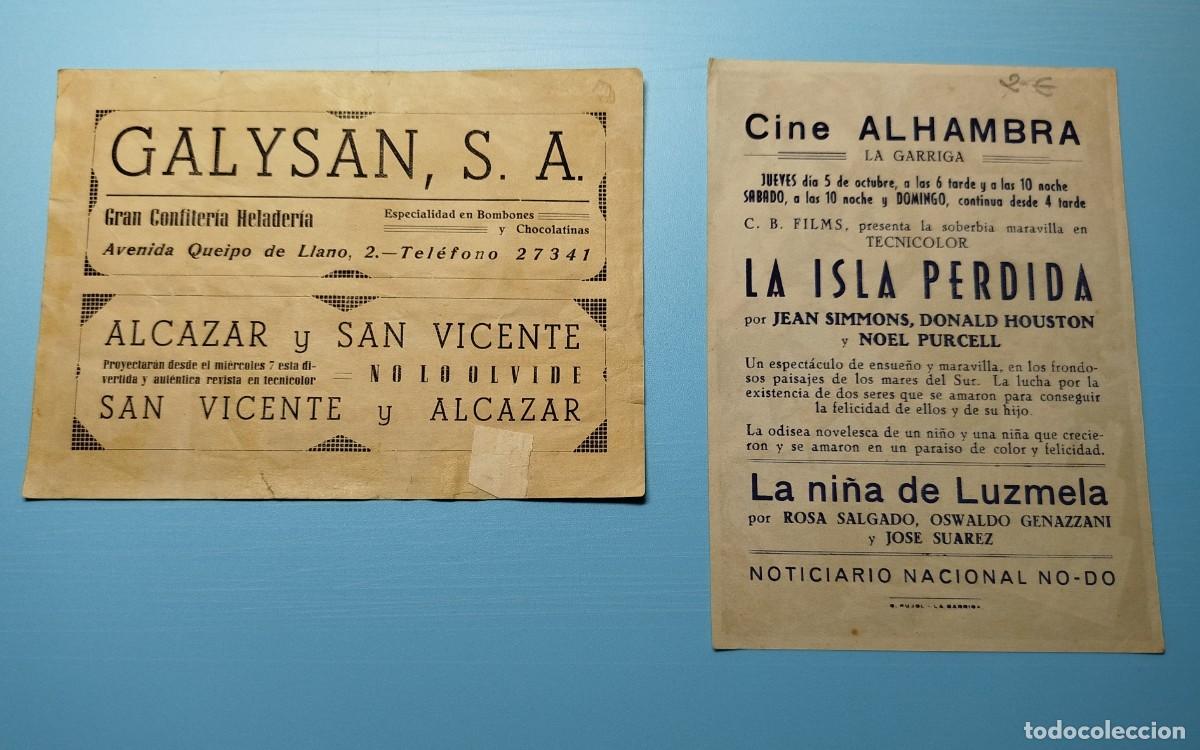 Cine: Lote de 14 antiguos programas de cine - Foto 8