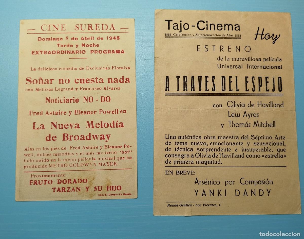 Cine: Lote de 14 antiguos programas de cine - Foto 9