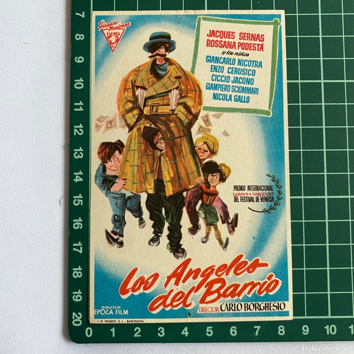 Cine: Programa de cine folleto de mano pelicula Los angeles del barrio