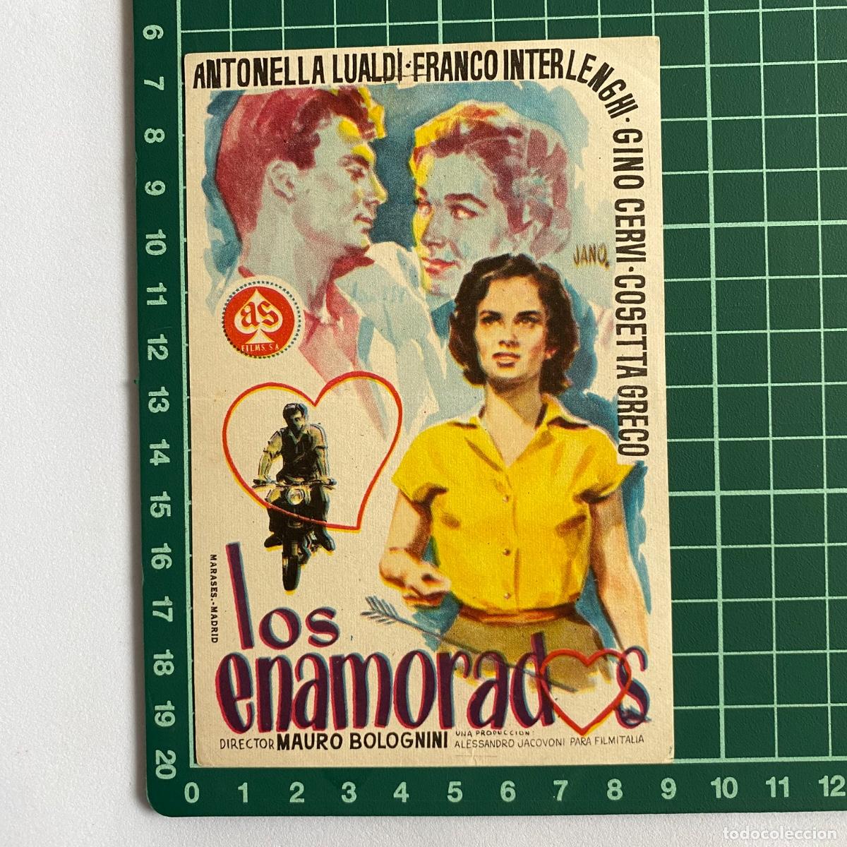 Cine: Programa de cine folleto de mano pelicula Los enamorados