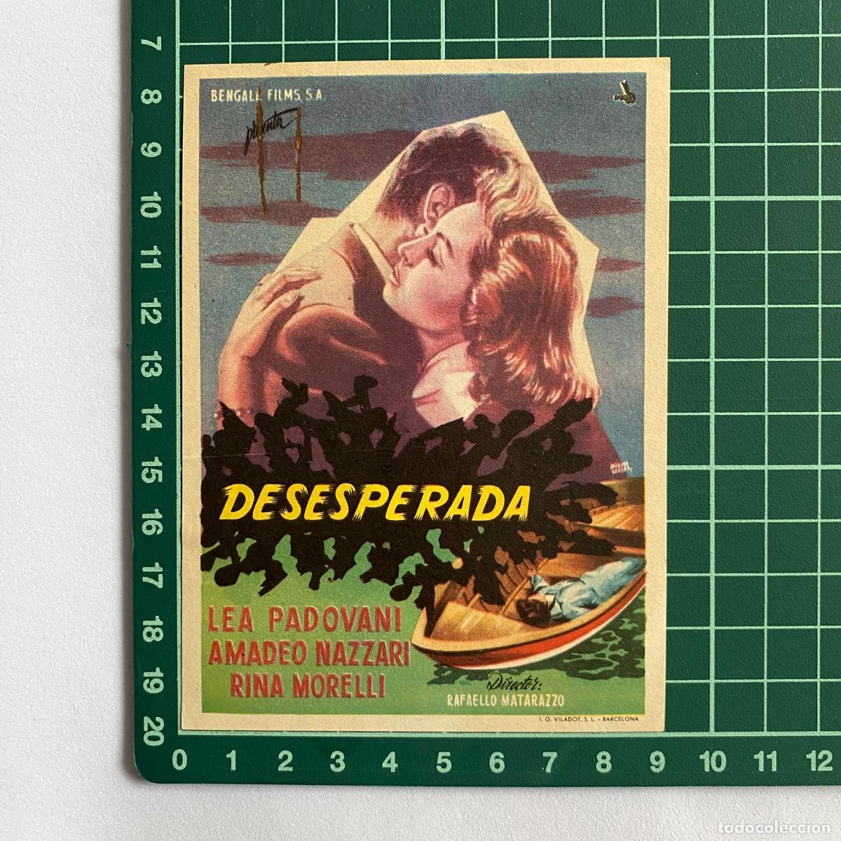 Cine: Programa de cine folleto de mano pelicula Desesperada - Foto 1