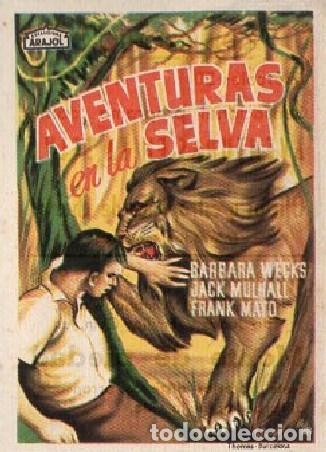Cine: PROGRAMA DE CINE: AVENTURAS EN LA SELVA PC-9363 - Foto 1