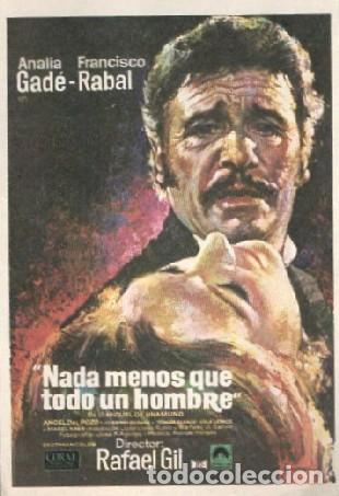 Cine: PROGRAMA DE CINE: NADA MENOS QUE TODO UN HOMBRE PC-9381 - Foto 1