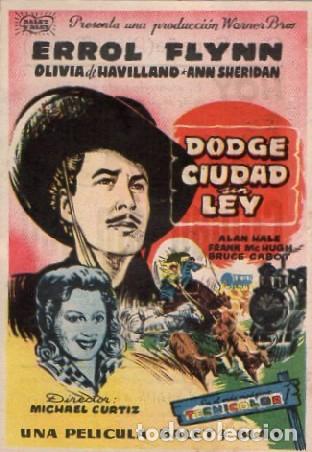 Cine: PROGRAMA DE CINE: DODGE CIUDAD SIN LEY PC-9386 - Foto 1