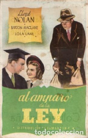 Cine: PROGRAMA DE CINE: AL AMPARO DE LA LEY PC-9387 - Foto 1