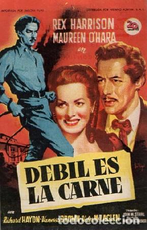 Cine: PROGRAMA DE CINE: DEBIL ES LA CARNE PC-9389 - Foto 1