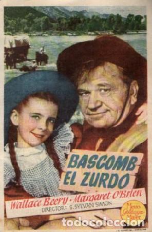Cine: PROGRAMA DE CINE: BASCOMB EL ZURDO PC-9397 - Foto 1