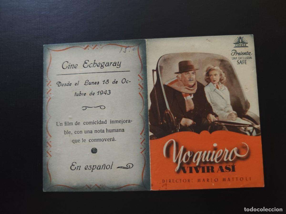 Cine: Yo quiero vivir as&iacute; con publicidad Cine Echegaray