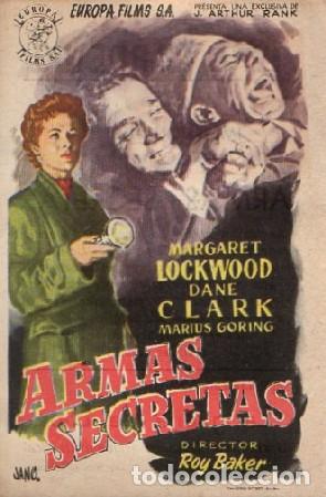 Cine: PROGRAMA DE CINE: ARMAS SECRETAS PC-9408 - Foto 1