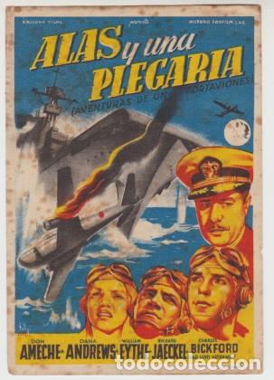 Cine: ALAS Y UNA PLEGARIA (Con publicidad) - Foto 1
