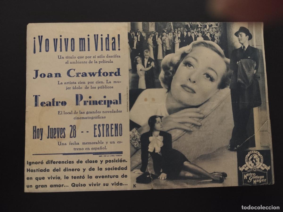Cine: Yo vivi mi vida Doble con publicidad Teatro Principal &Uacute;beda