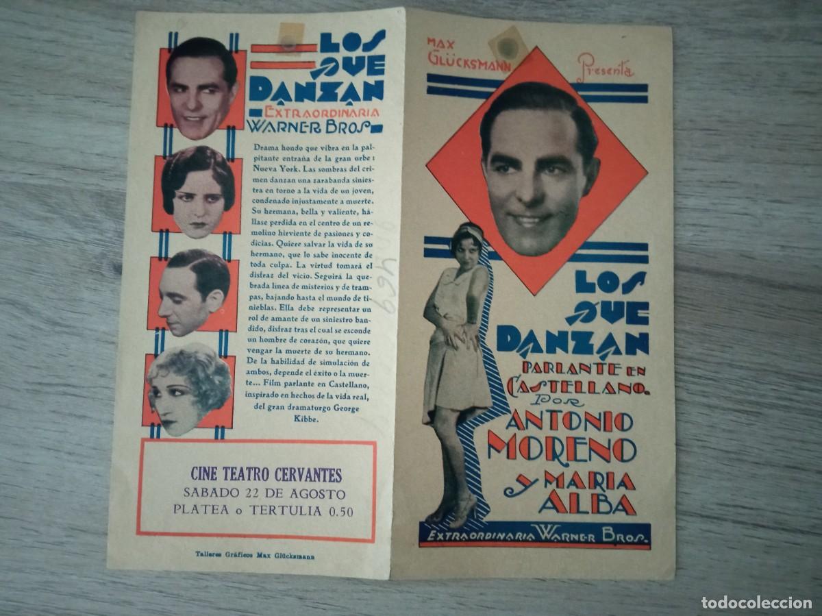 Cine: LOS QUE DANZAN, ANTONIO MORENO, PROGRAMA URUGUAYO - Foto 3