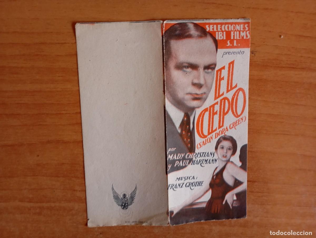 Cine: ROSA-.PROGRAMA DE LA PELICULA-- EL CEPO - Foto 1