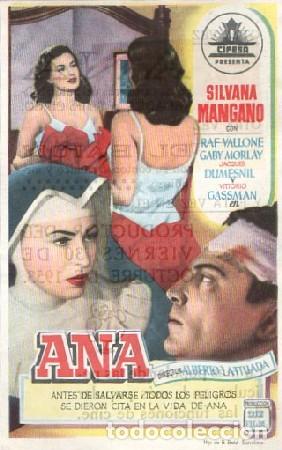 Cine: PROGRAMA DE CINE: ANA PC-9438 - Foto 1
