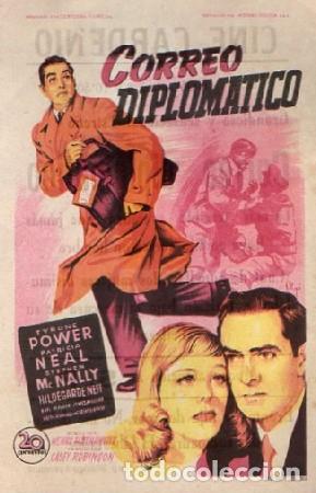 Cine: PROGRAMA DE CINE: CORREO DIPLOM&Aacute;TICO PC-9441 - Foto 1