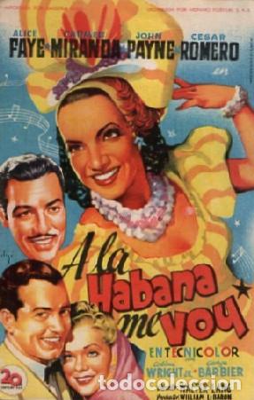 Cine: PROGRAMA DE CINE: A LA HABANA ME VOY PC-9442 - Foto 1