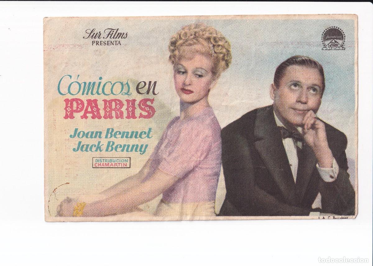 Cine: COMICOS EN PARIS : JOAN BENNET - Foto 1