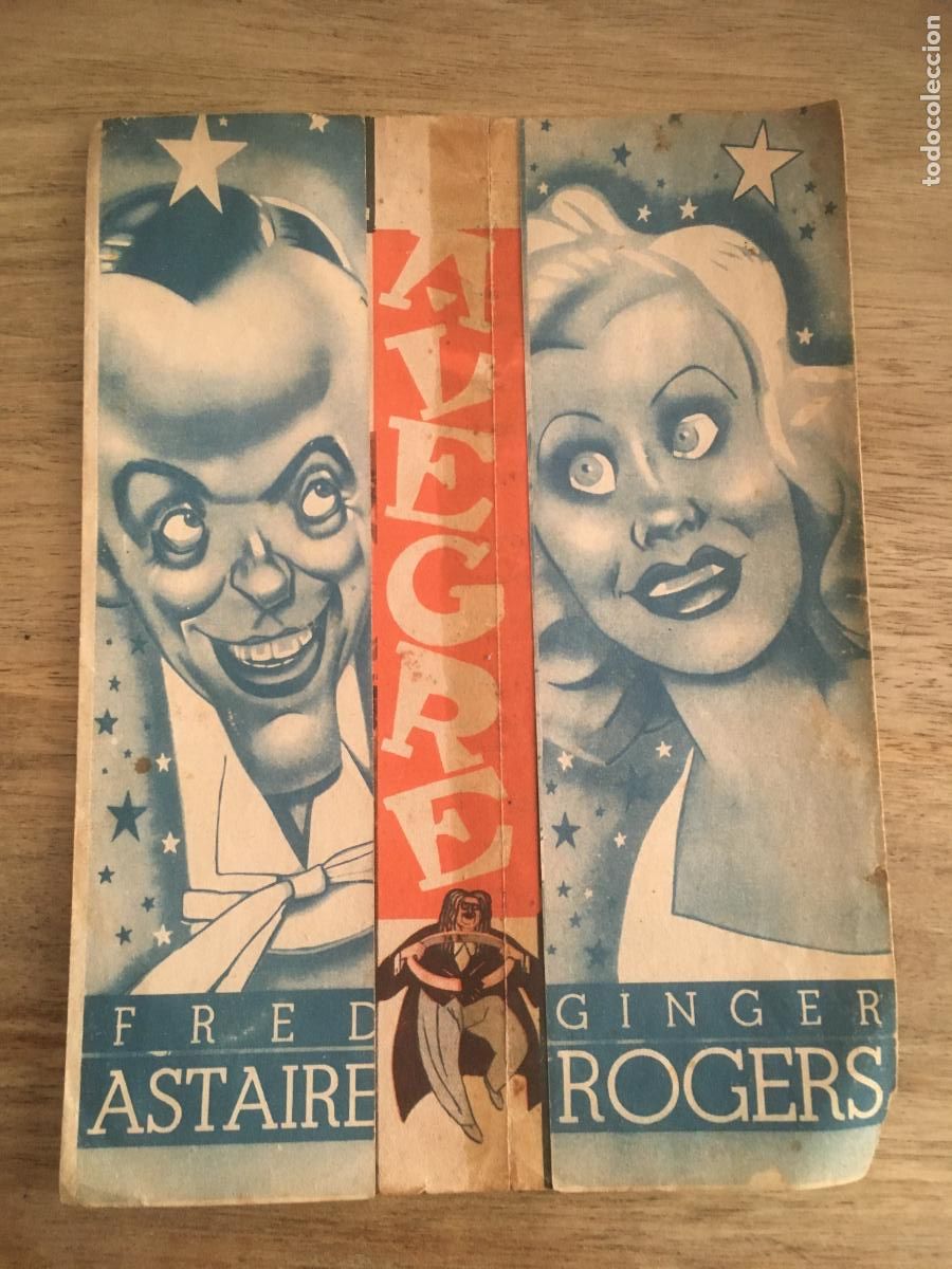 Cinema: la alegre divorciada folleto de mano original estreno