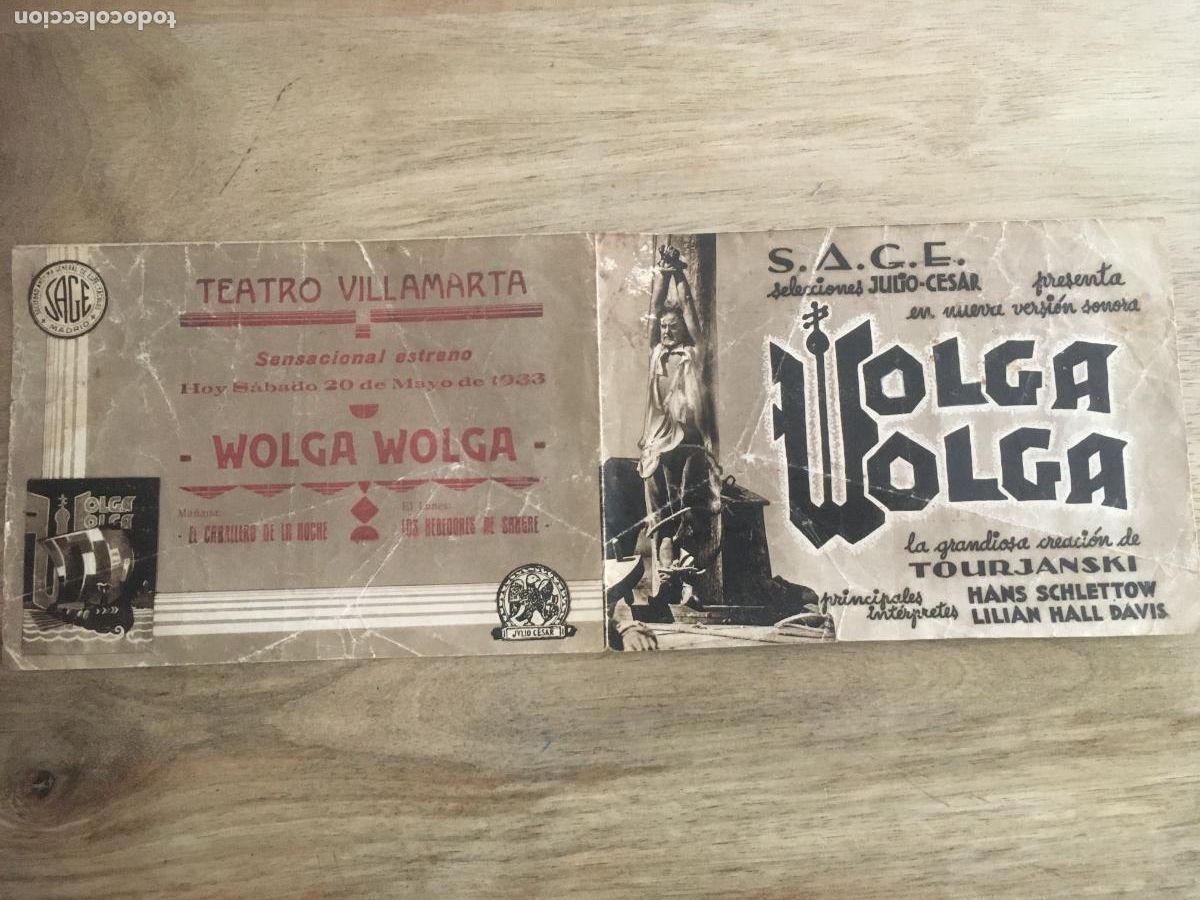 Cinema: wolga wolga folleto de mano original estreno