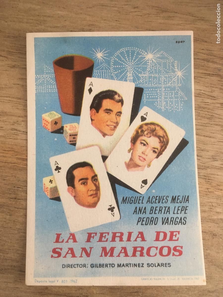 Kino: la feria de san marcos folleto de mano original estreno