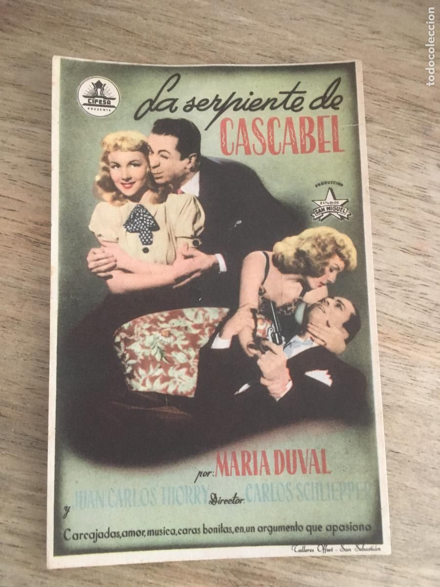 Kino: la serpiente de cascabel folleto de mano original estreno