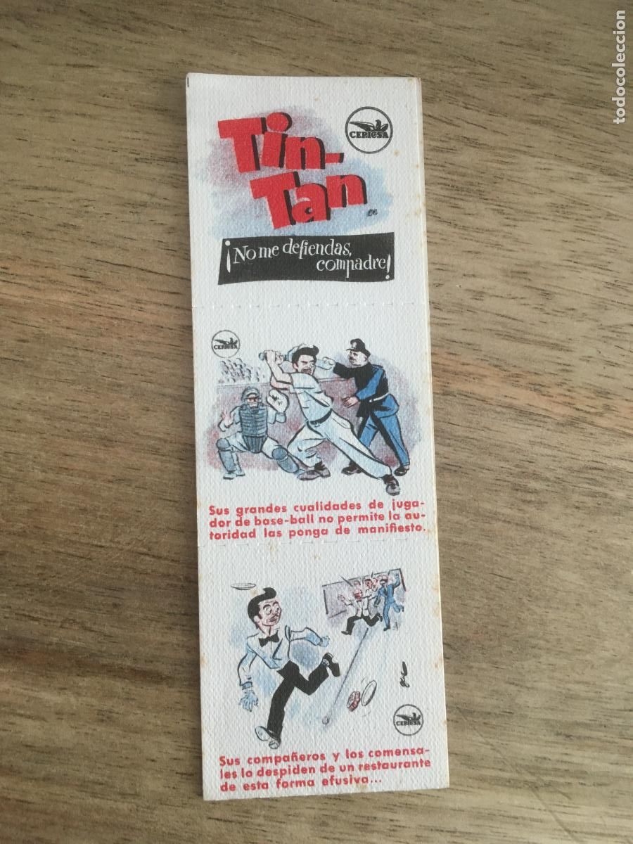 Cine: no me defiendas compadre tin tan folleto de mano original estreno