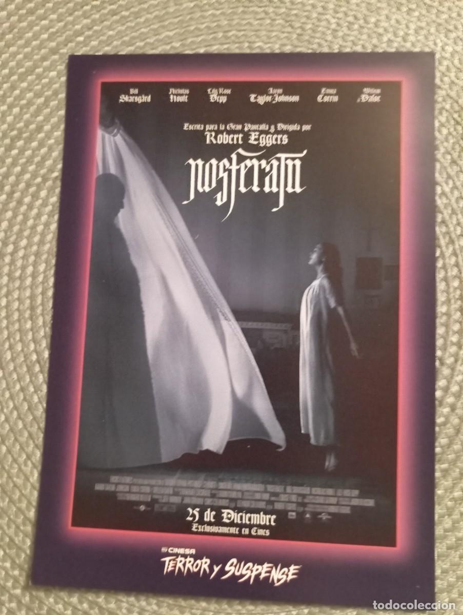 Cine: 1 PROGRAMA DE ** NOSFERATU **. ROBERT EGGERS 21 x 15 CMS