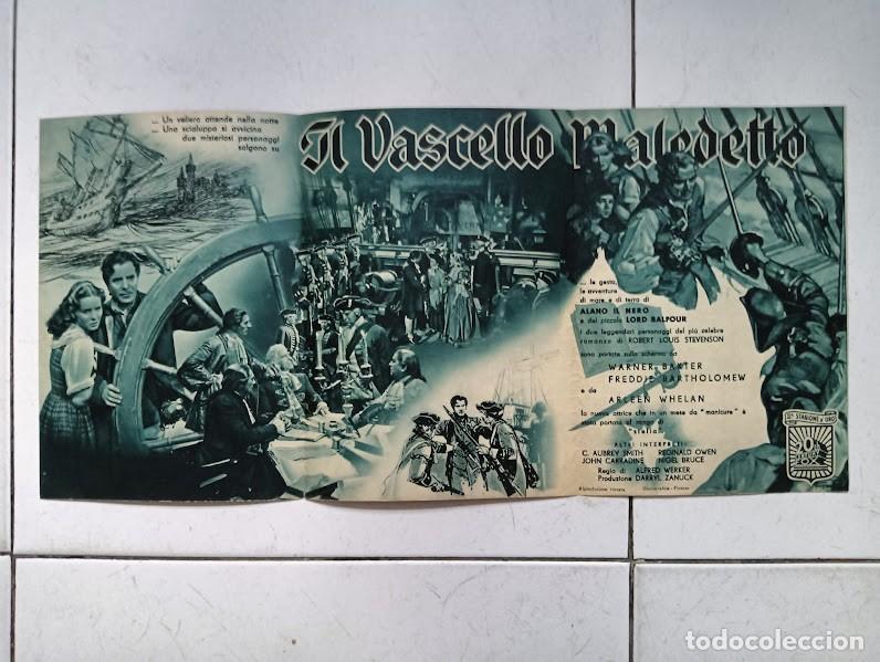 Cine: PTCC 199 KIDNAPPED PROGRAMA ITALIANO WARNER BAXTER FREDDIE BARTHOLOMEW - Foto 2