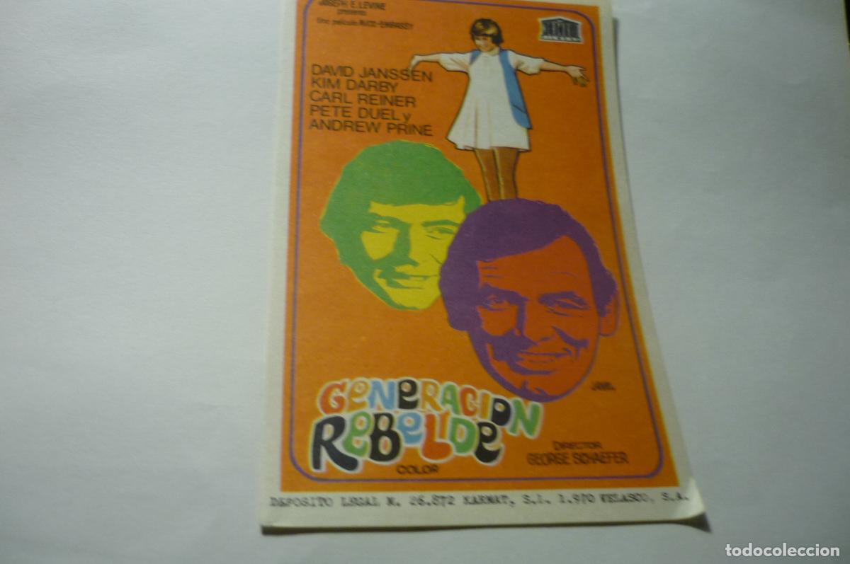 Cine: programa generacion rebelde -david janssen - Foto 1