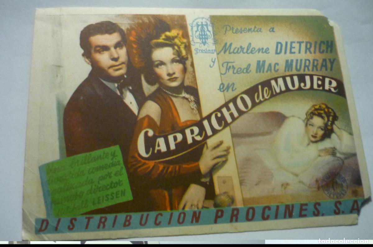 Cine: programa capricho de mujer.-marlene dietrich - Foto 1