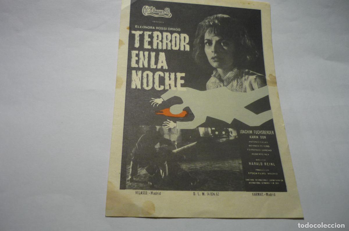 Cine: programa terror en la noche.-karin dor - Foto 1