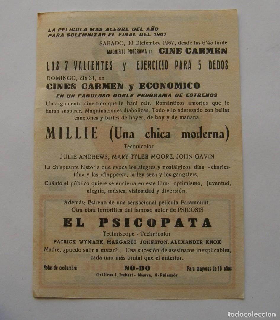Cine: PROGRAMA DE CINE MILLIE - UNA CHICA MODERNA - Foto 2