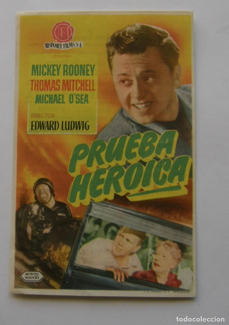 Cine: PROGRAMA DE CINE PRUEBA HEROICA - Foto 1