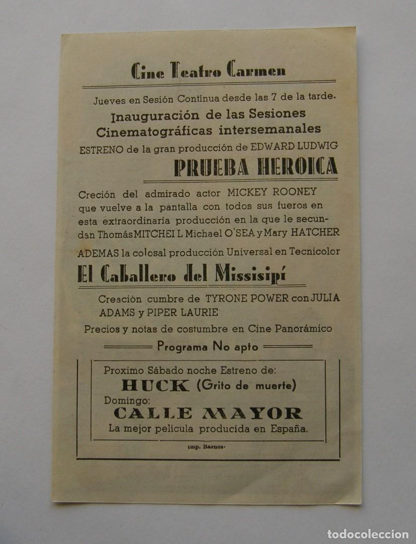 Cine: PROGRAMA DE CINE PRUEBA HEROICA - Foto 2