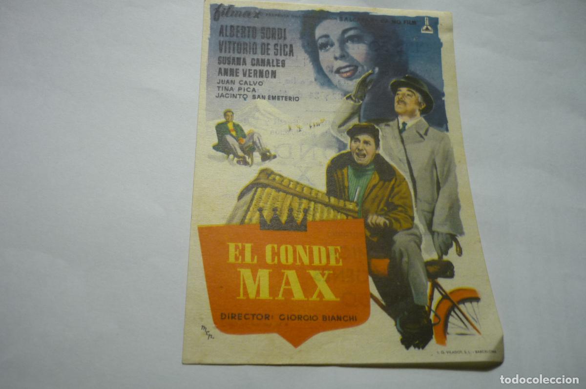 Cine: programa el conde max -alberto sordi - Foto 1