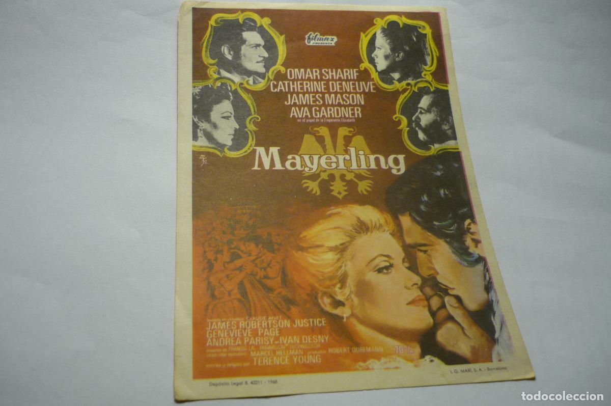 Cine: programa mayerling - omar sharif PUBLICIDAD CAPITOL BILBAO?? - Foto 1