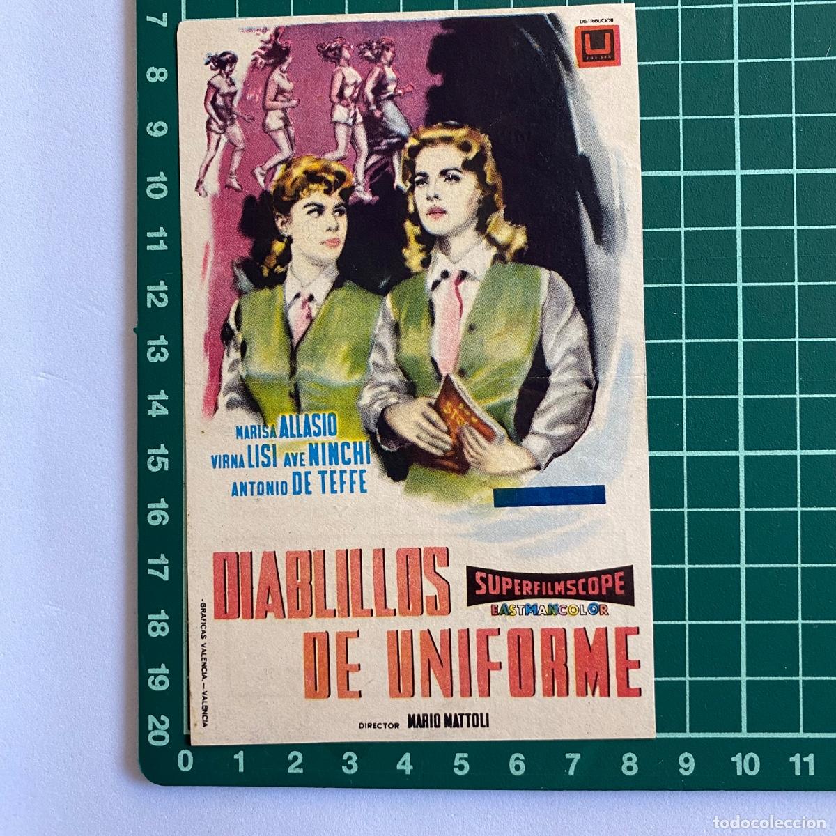  Foglietti di film di film antichi di cinema: Programa de cine folleto de mano pelicula Diablillos de uniforme Saboya 1957