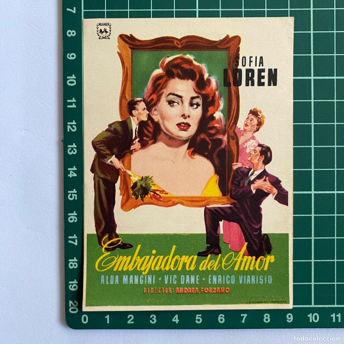  Flyers Publicitaires de films Anciens: Programa de cine folleto de mano pelicula Embajadora del amor