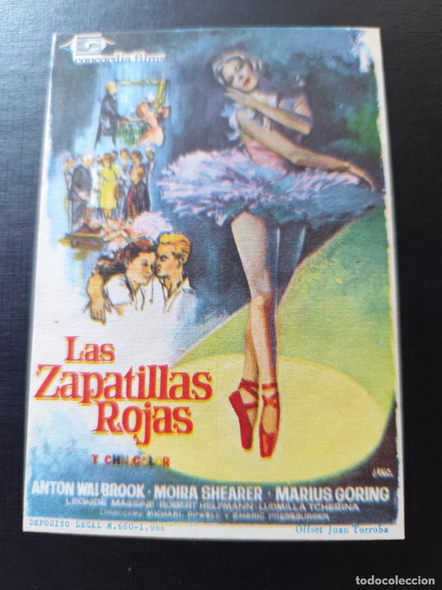  Foglietti di film di film antichi di cinema: Las zapatillas rojas sin publicidad