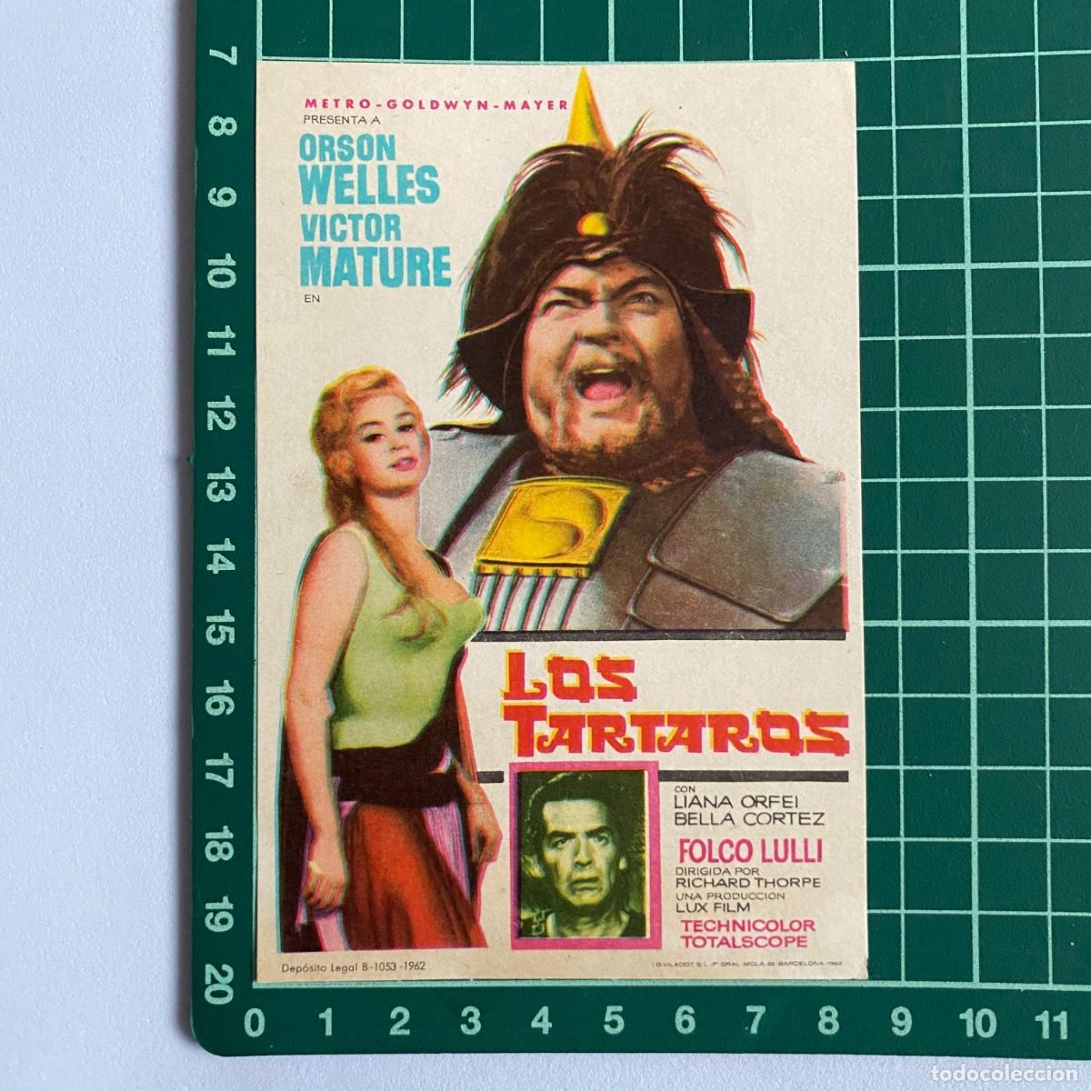 Cine: Programa de cine folleto de mano pelicula Los Tartaros - Foto 1