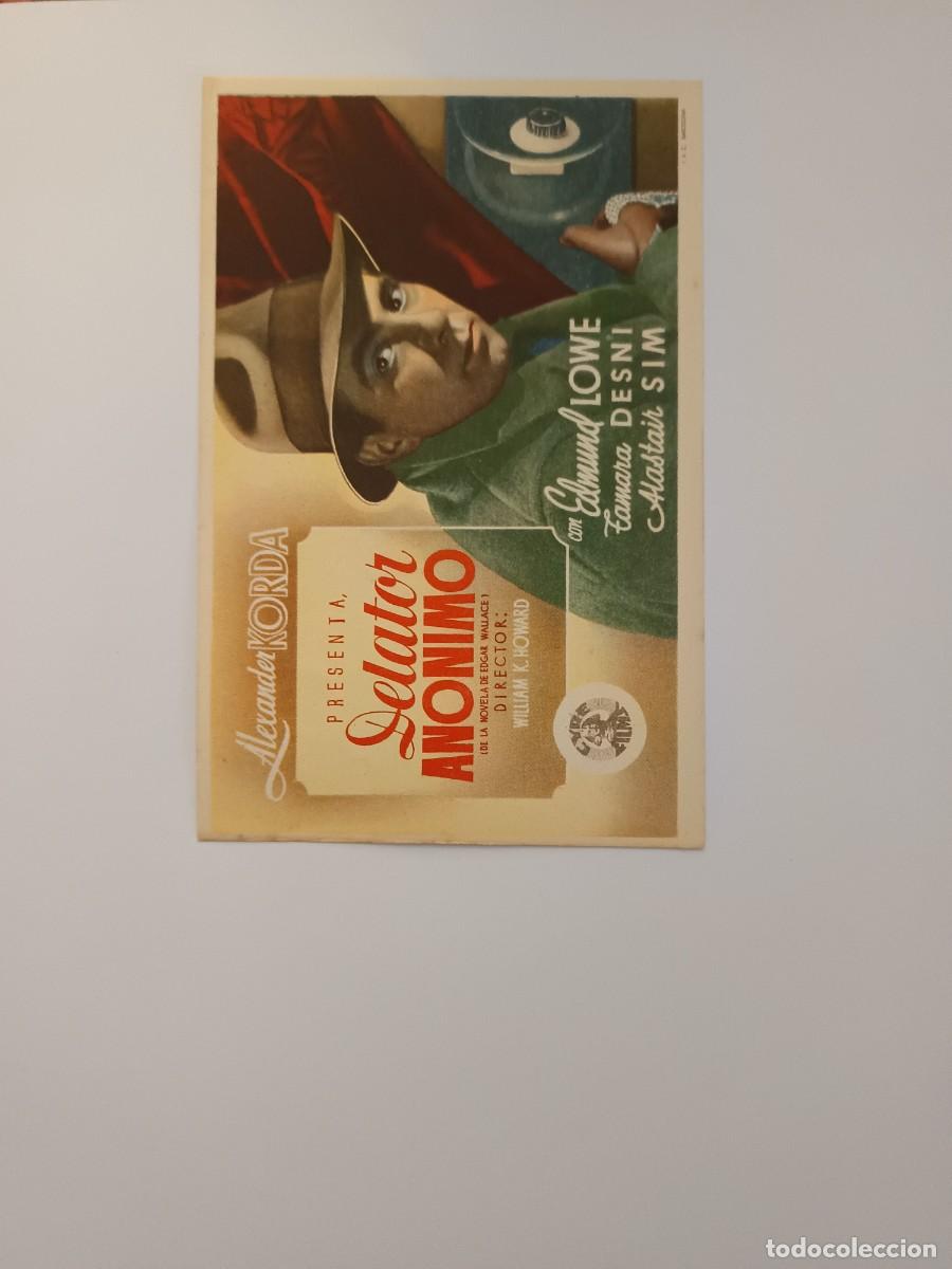 Cine: 3 PROGRAMAS DE CINE DELATOR ANONIMO - Foto 1